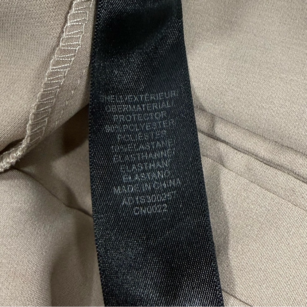 Straight Leg Ankle Adrianna Papell Tan Stretch Slacks Size 8 - Picture 8 of 8